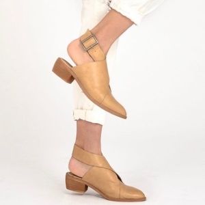 Mi.im 'Fran' wrap mule buckle booties